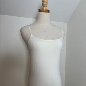 NWT Ann Taylor cream tank top size M